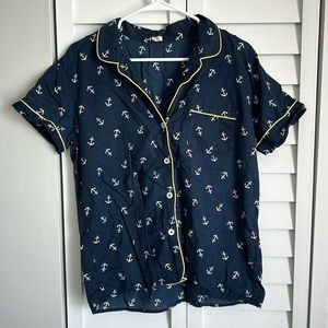 J. Crew anchor PJ top